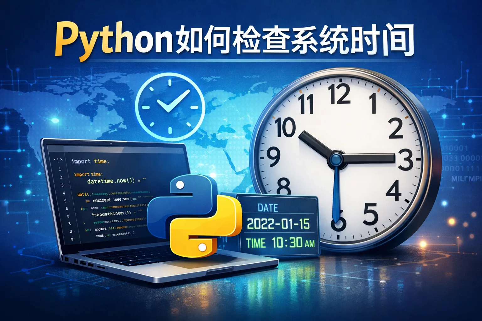 python如何检查系统时间
