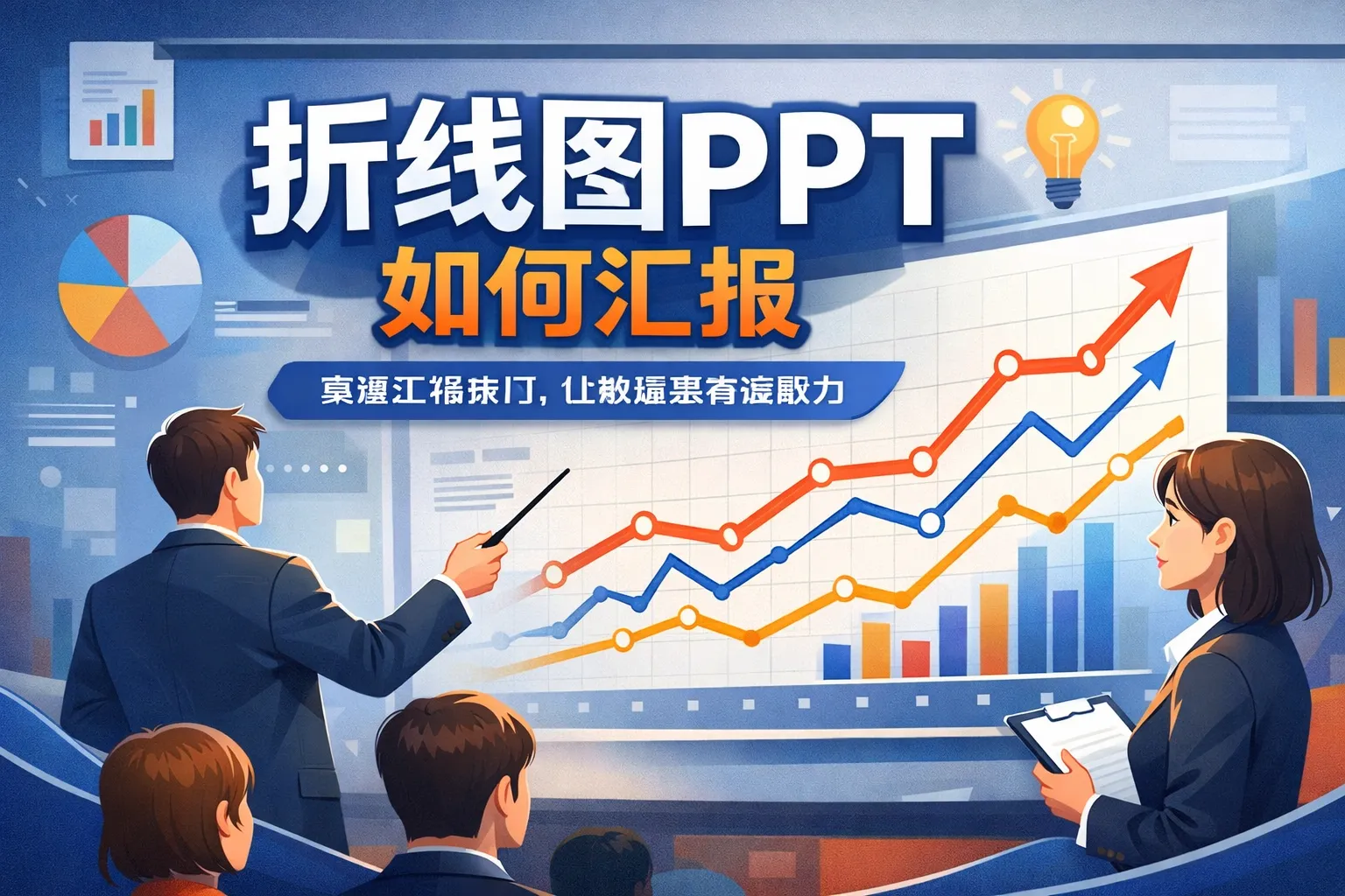 折线图ppt如何汇报