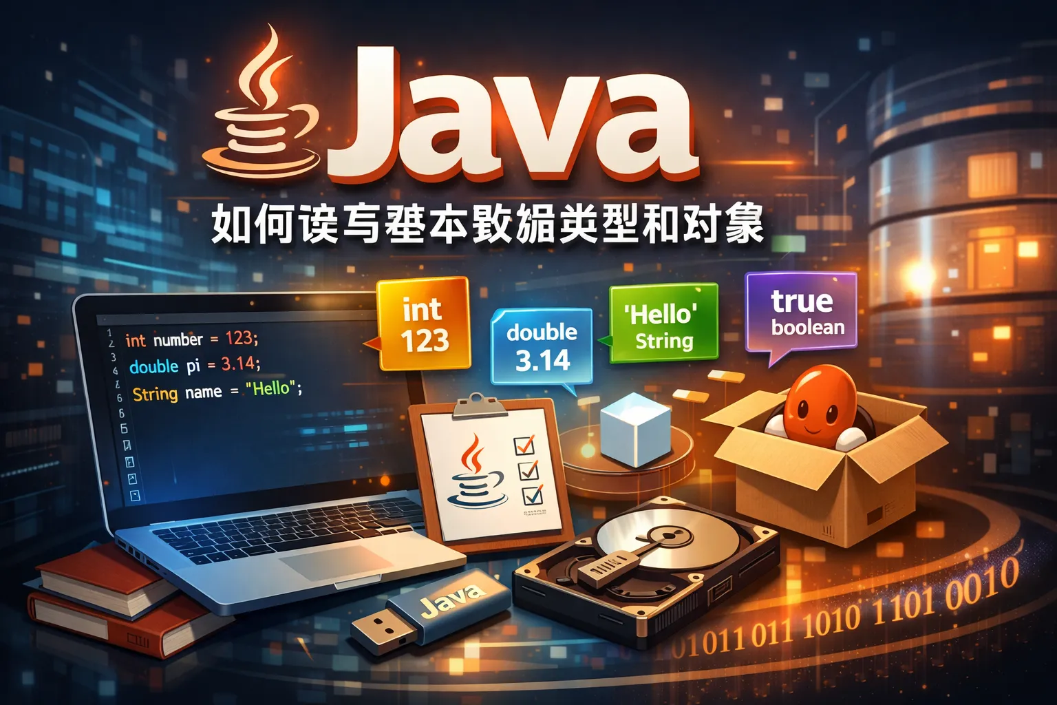 Java如何读写基本数据类型和对象