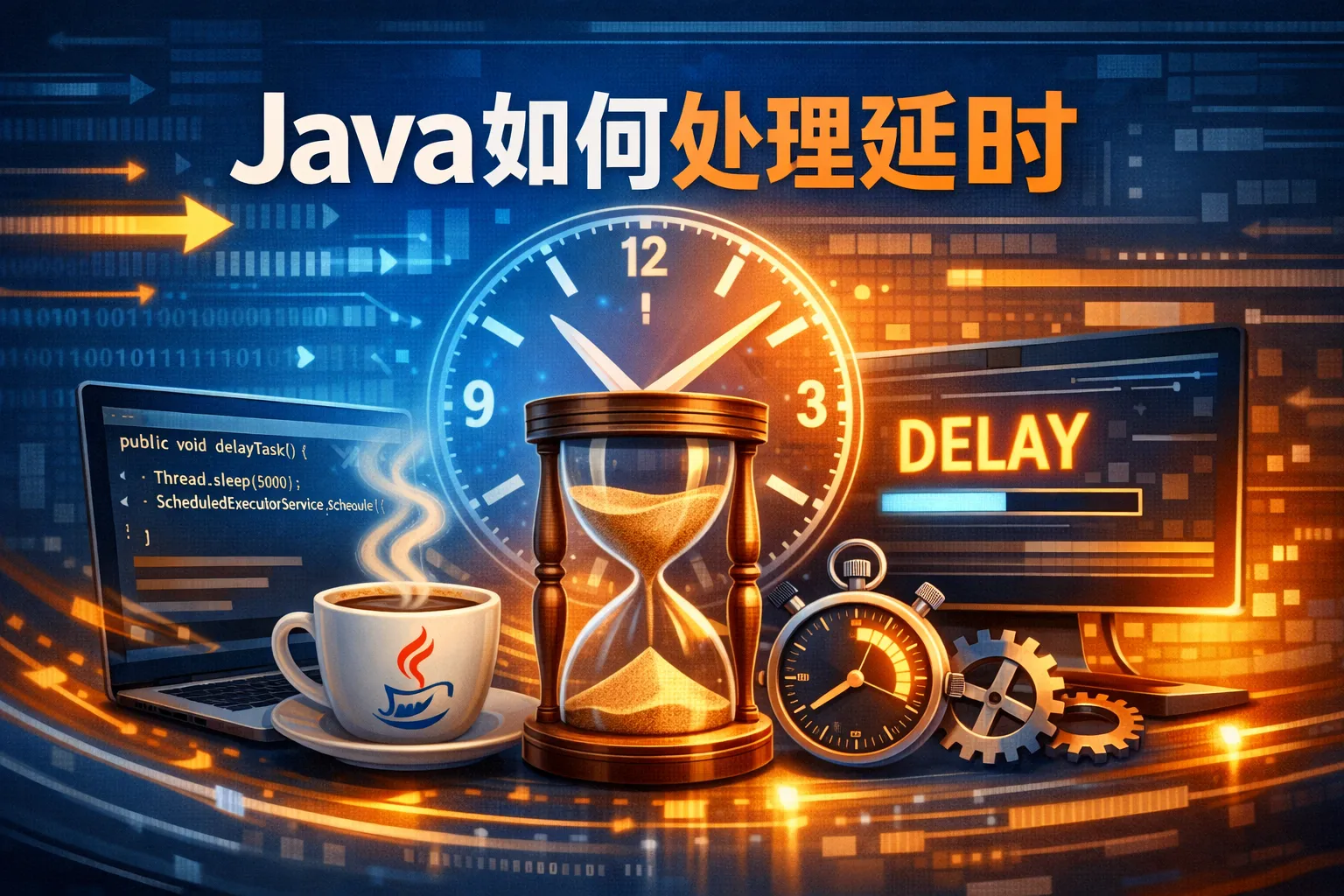 java如何处理延时