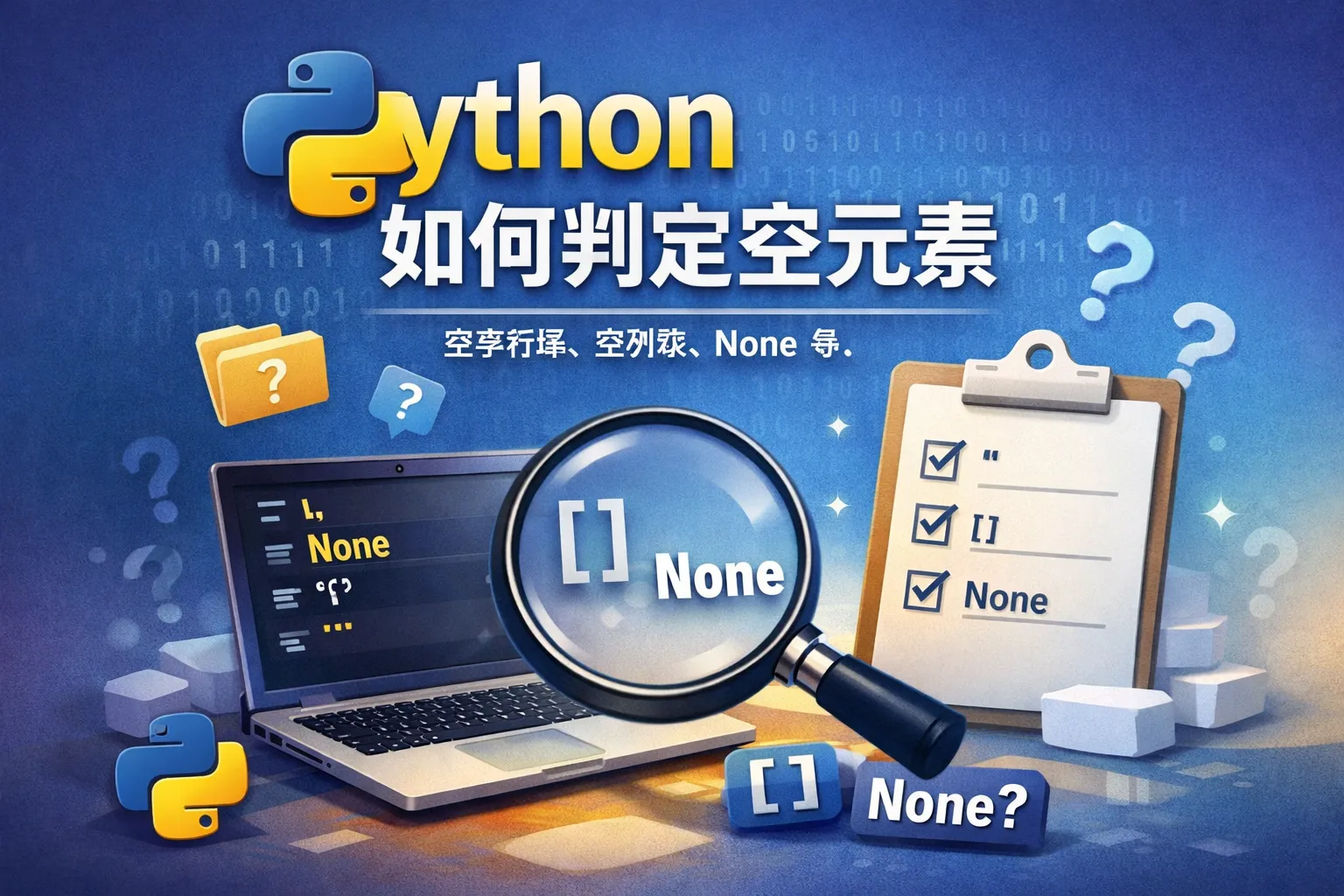 python如何判定空元素