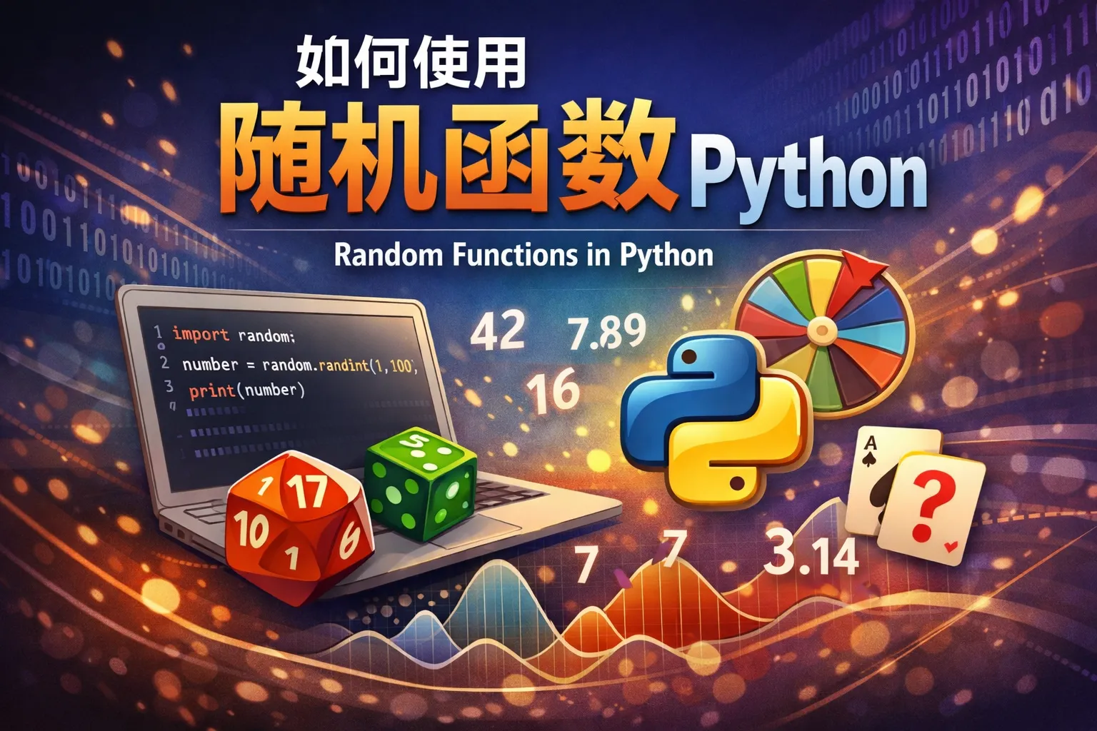 如何使用随机函数python