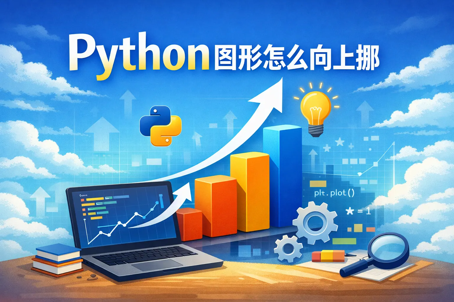 python图形怎么向上挪