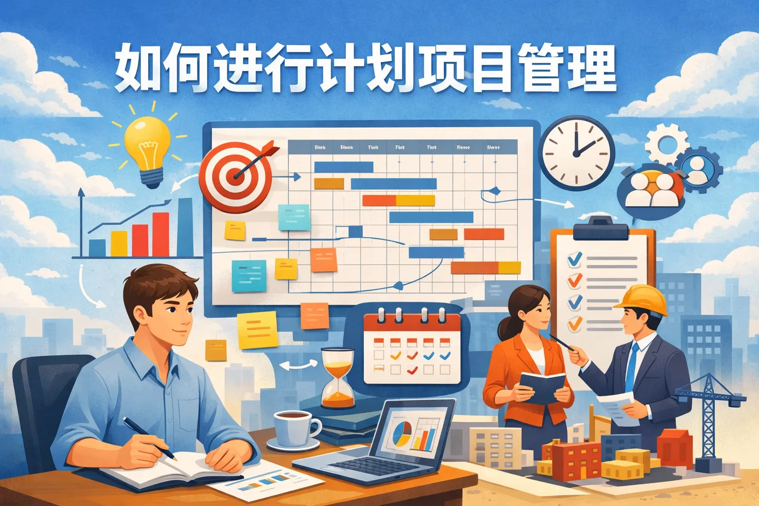 如何进行计划项目管理