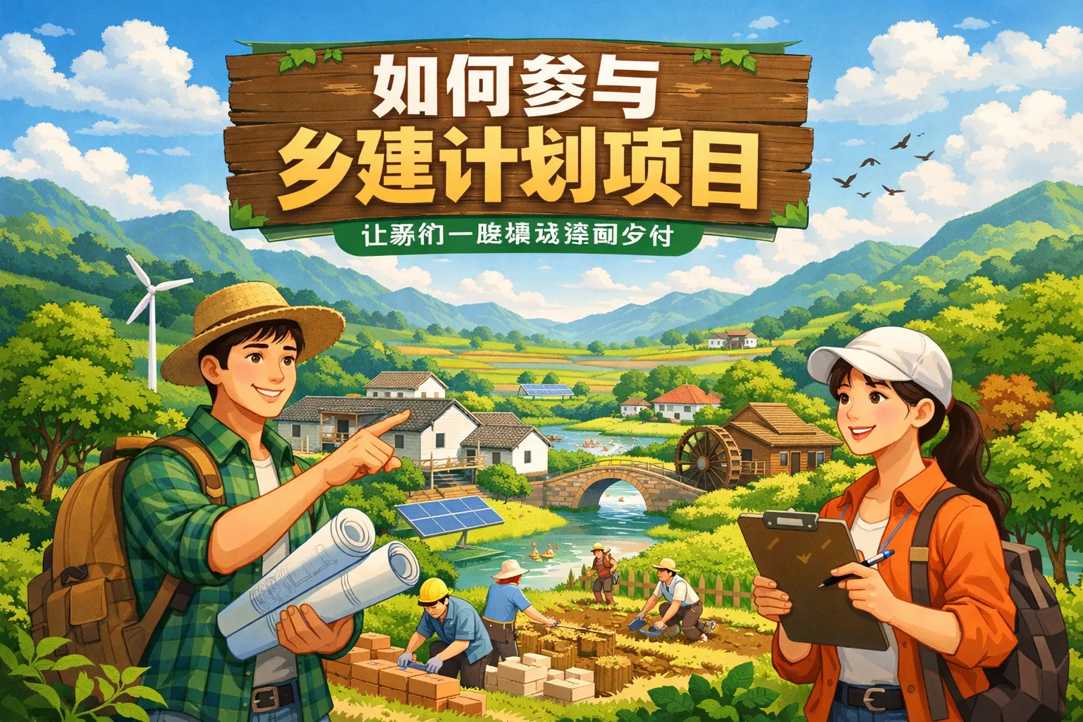 如何参与乡建计划项目