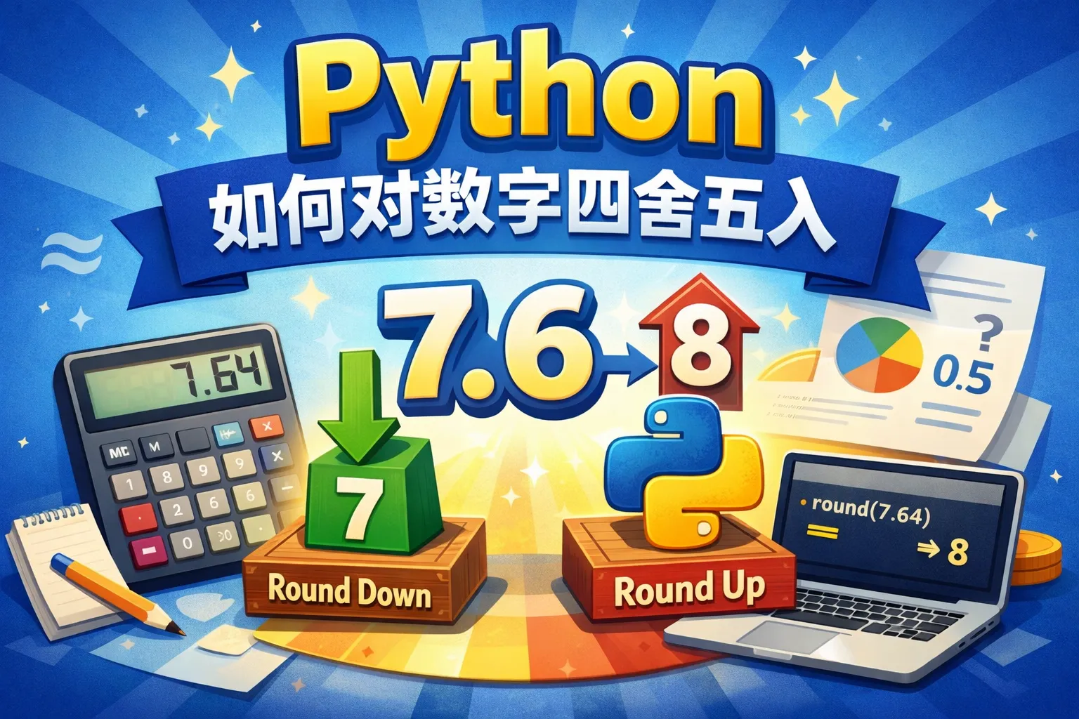python如何对数字四舍五入