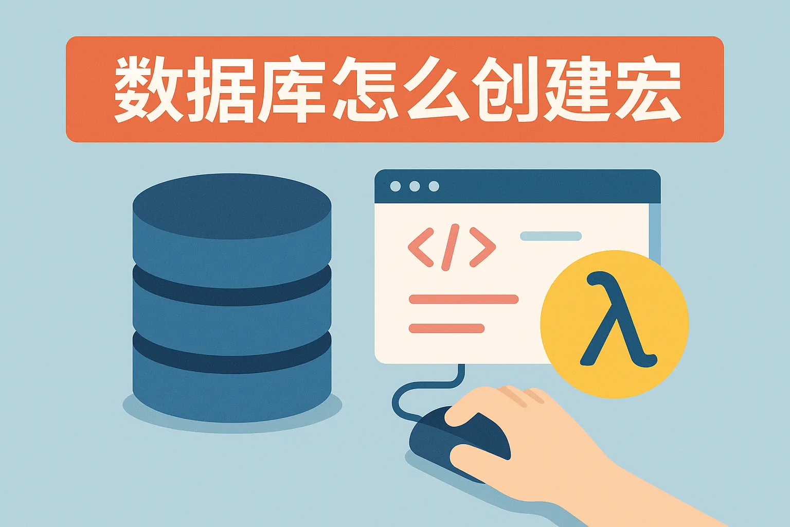 数据库怎么创建宏