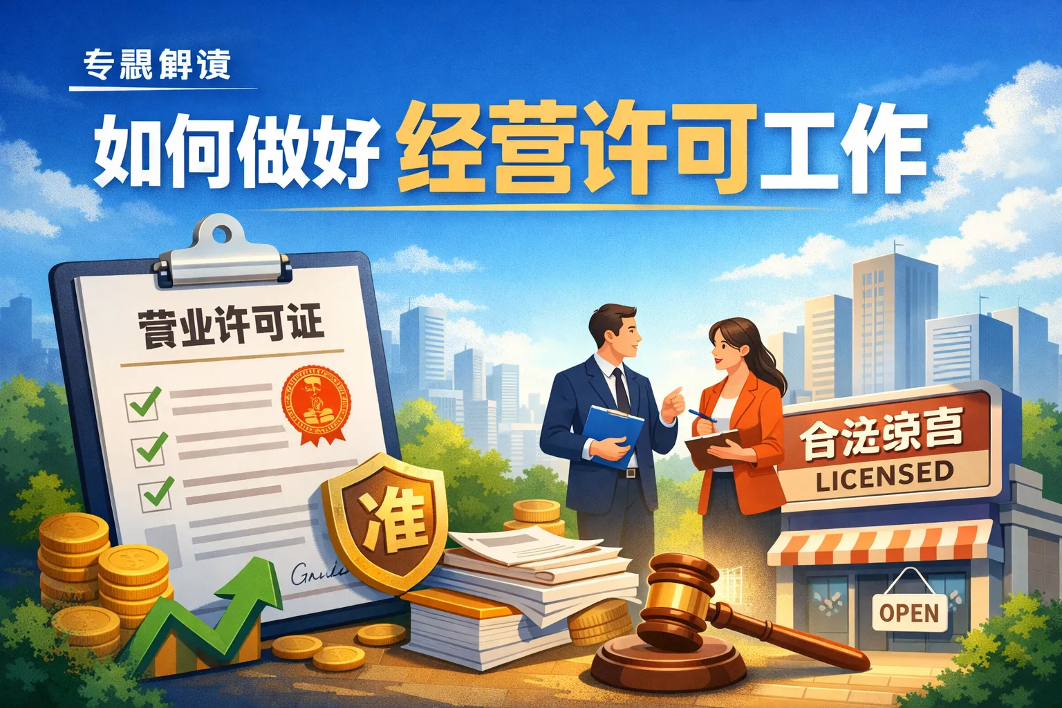 如何做好经营许可工作