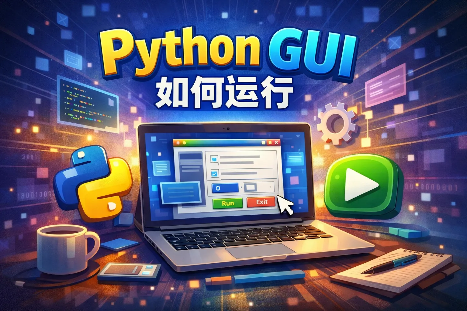 python gui如何运行