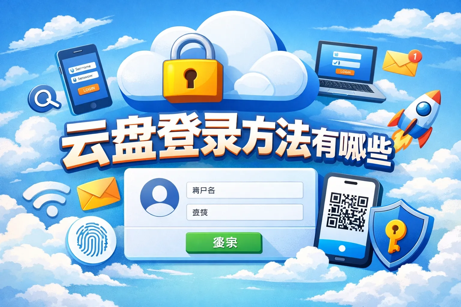 云盘登录方法有哪些