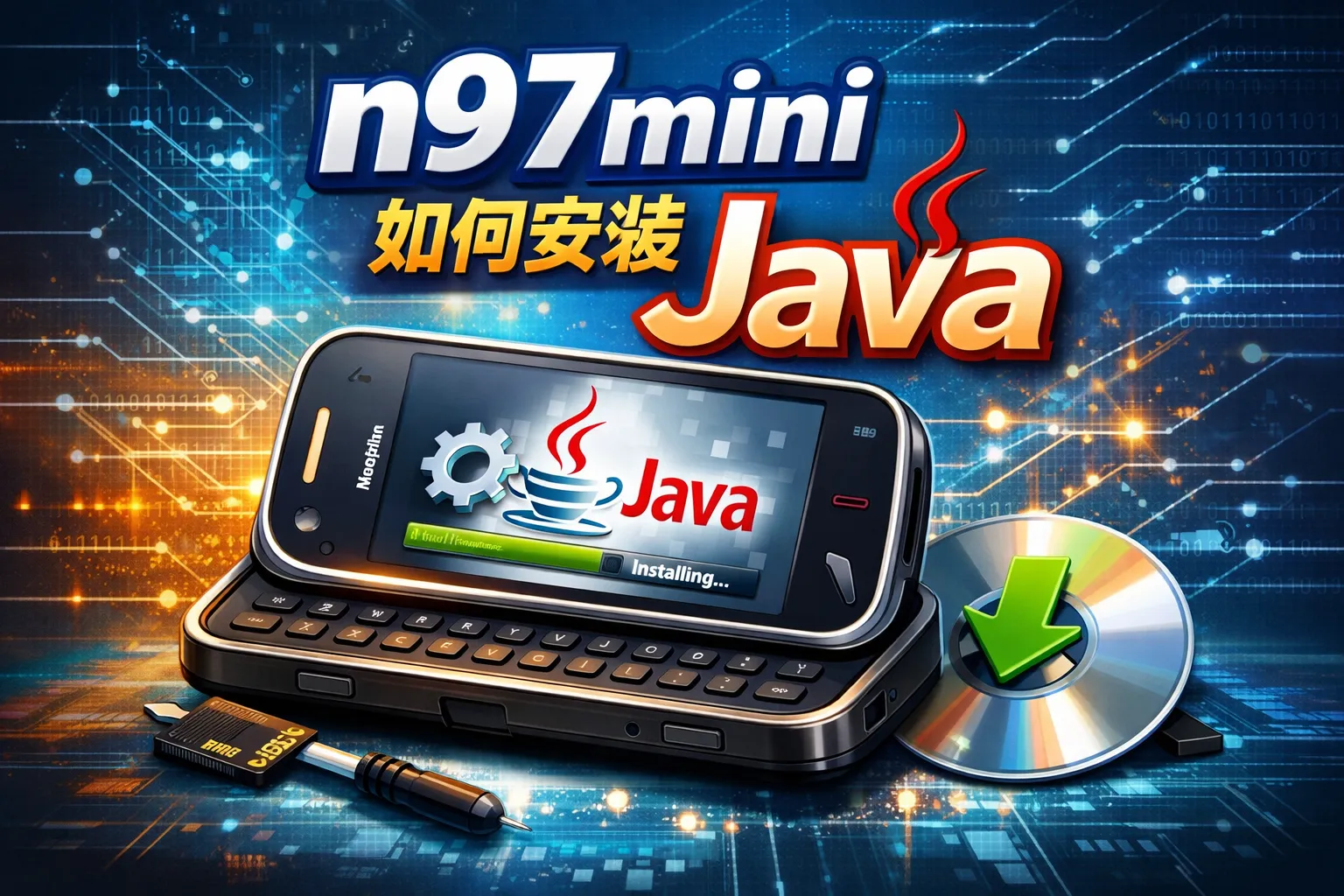 n97mini如何安装java