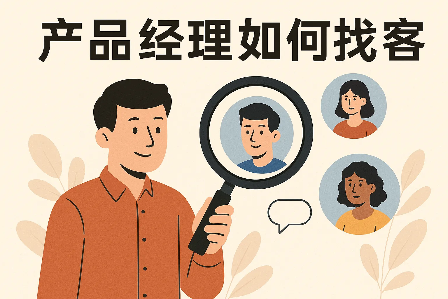 产品经理如何找客户