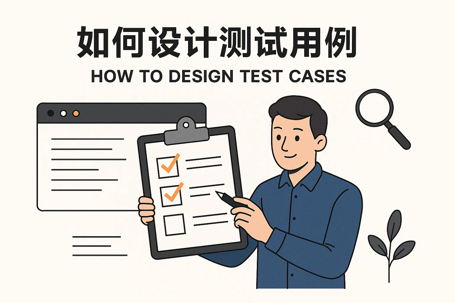 如何设计测试用例的