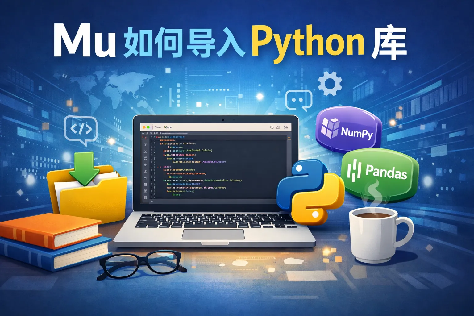 mu如何导入python库