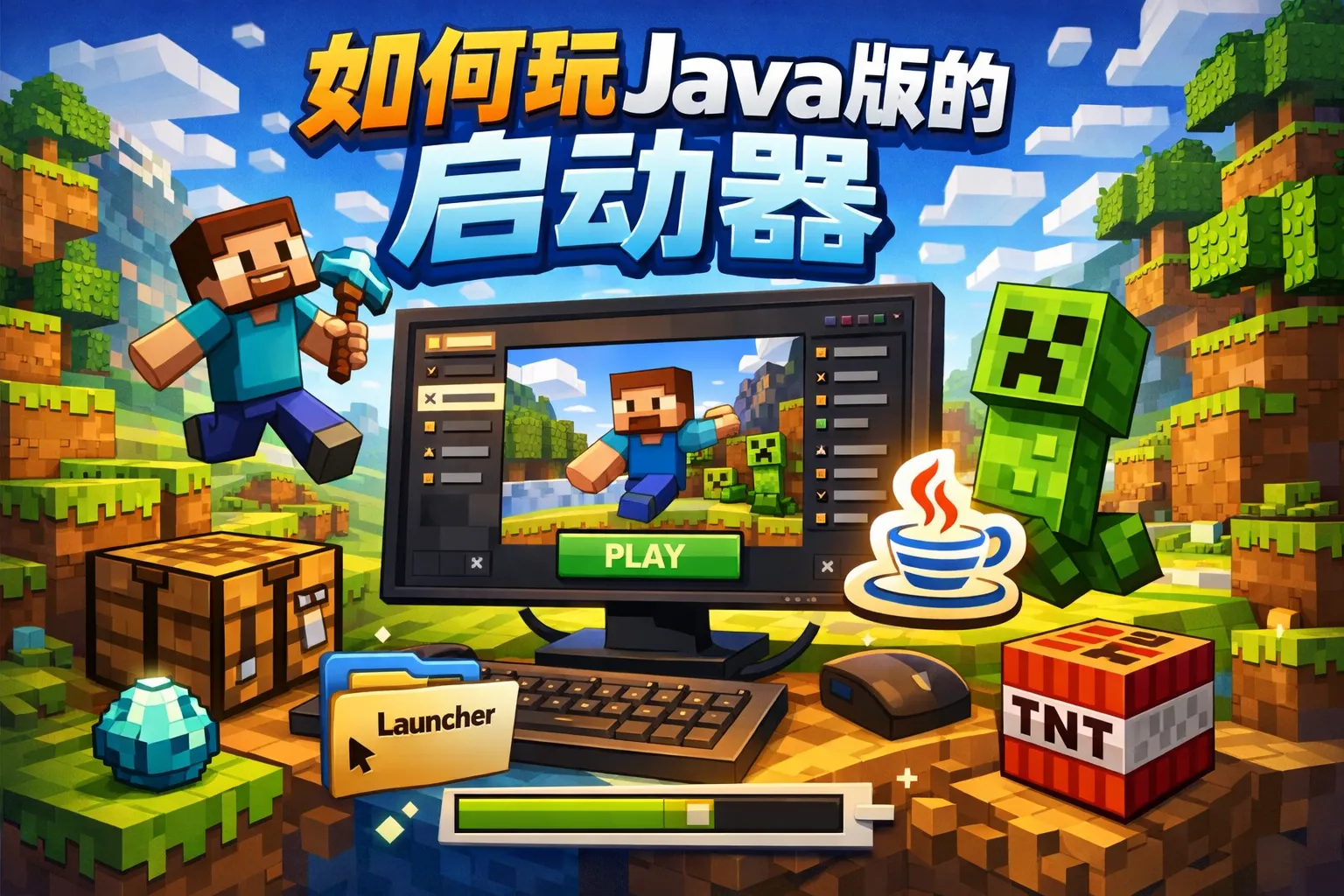 如何玩java版的启动器