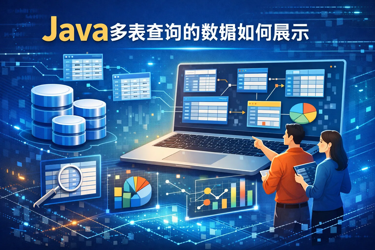 java多表查询的数据如何展示