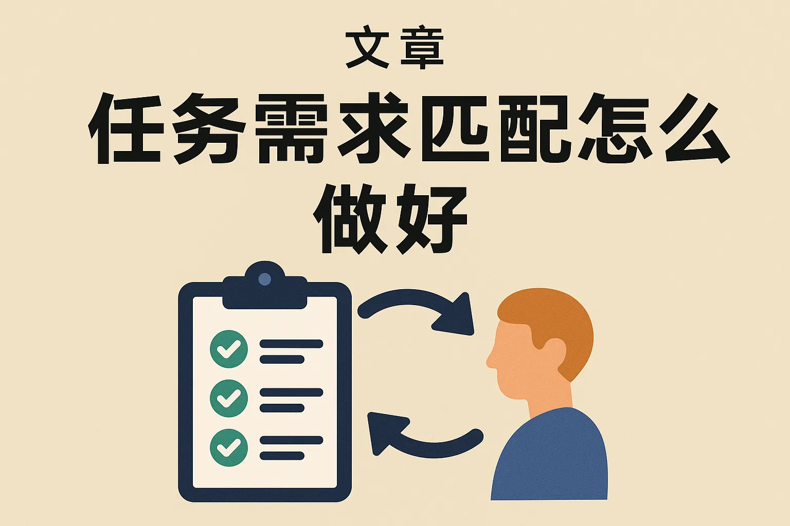 任务需求匹配怎么做好