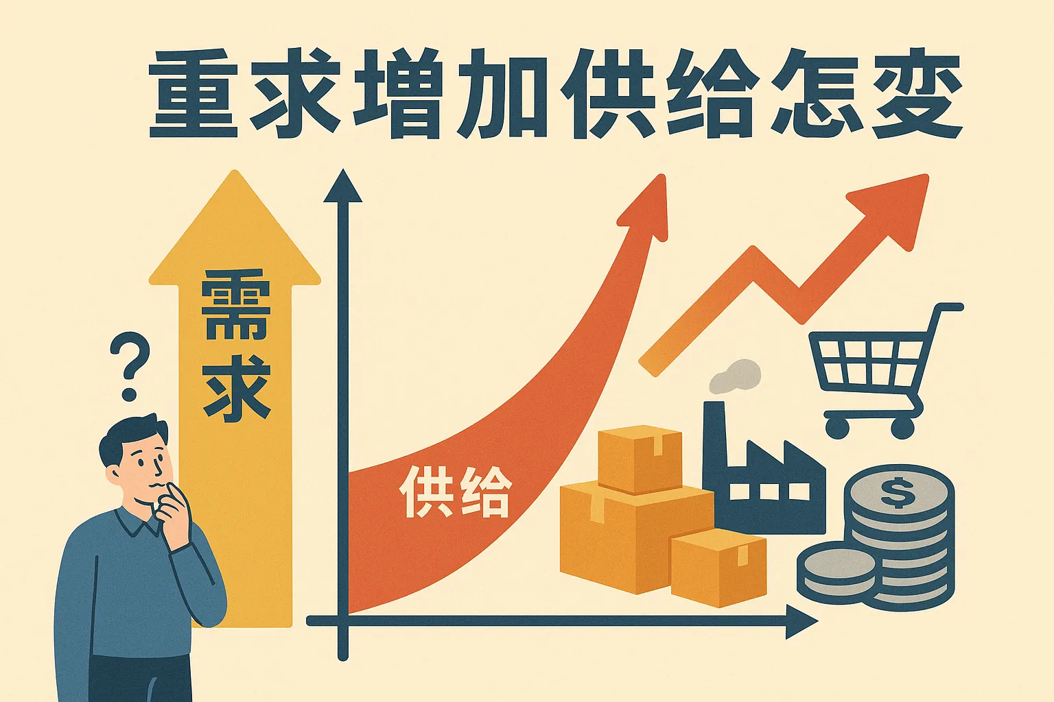需求增加供应怎么变
