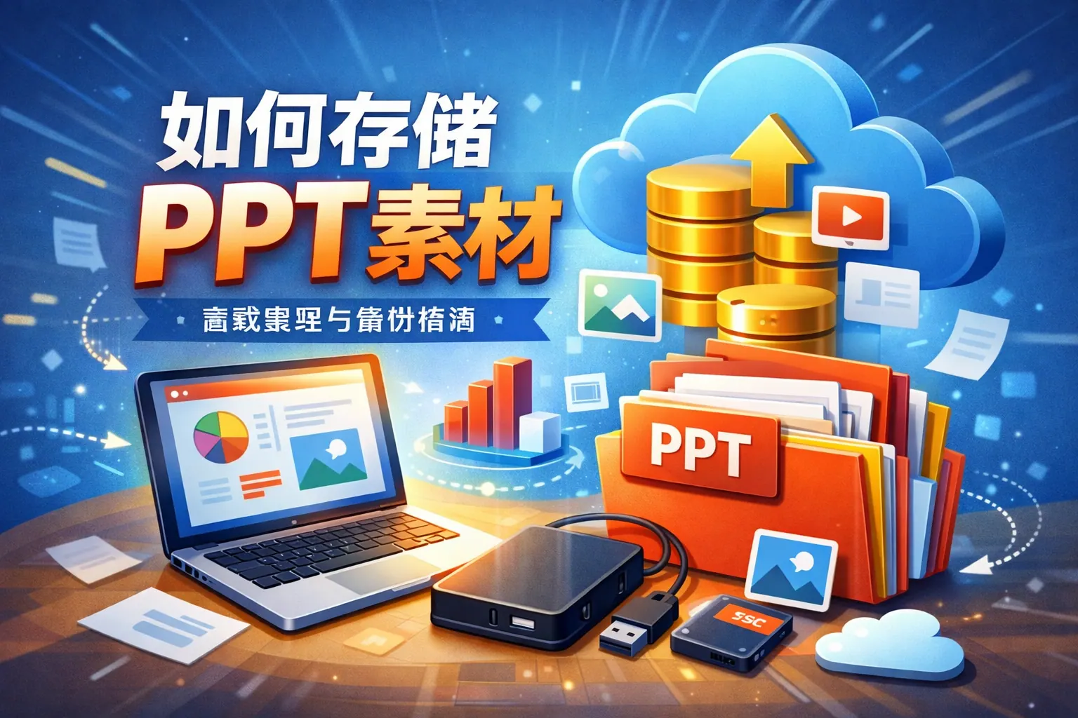 如何存储ppt素材