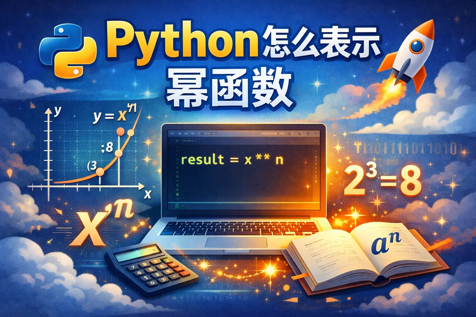 python怎么表示幂函数