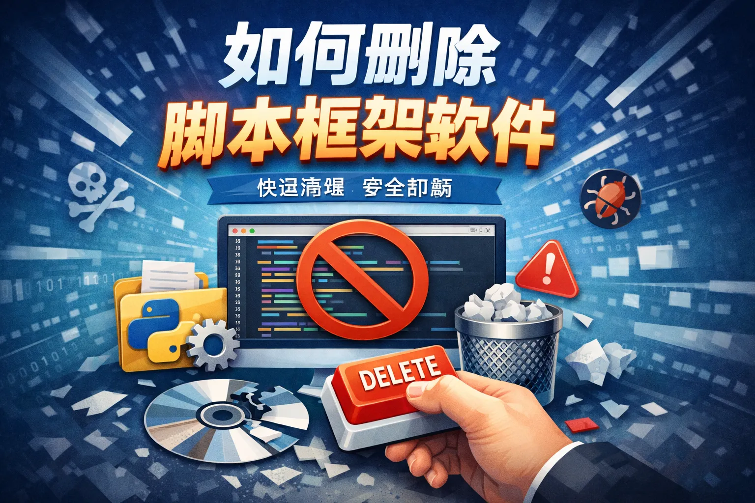 如何删除脚本框架软件