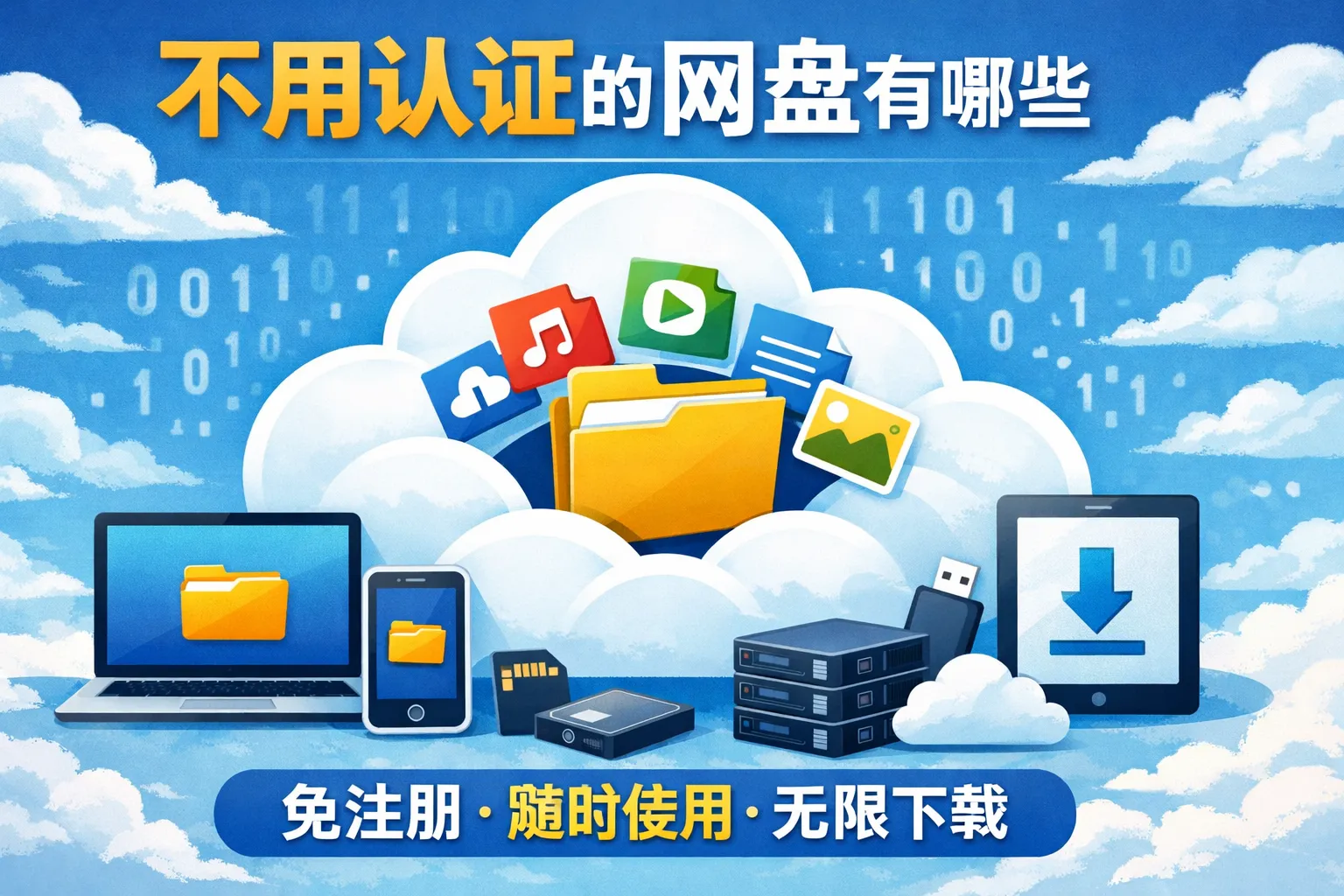 不用认证的网盘有哪些
