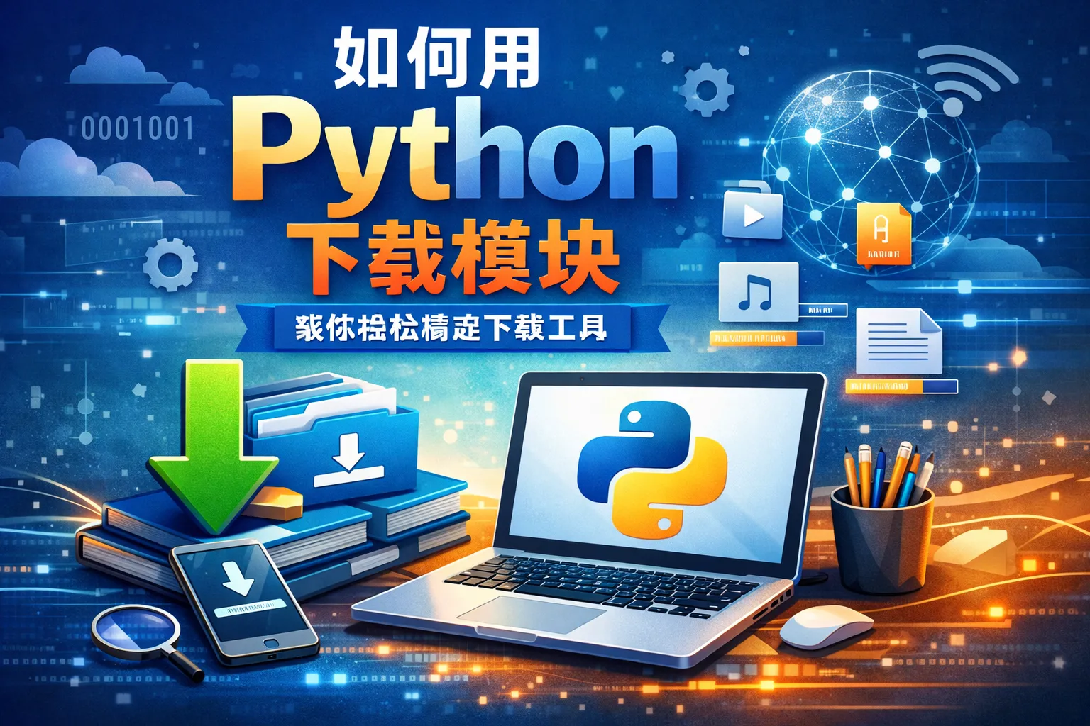 如何用python下载模块