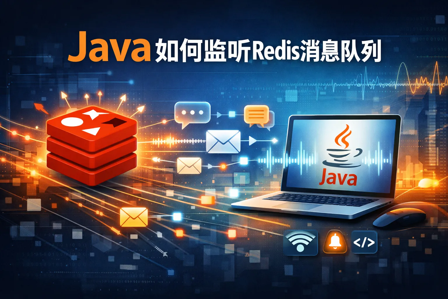 java如何监听redis消息队列