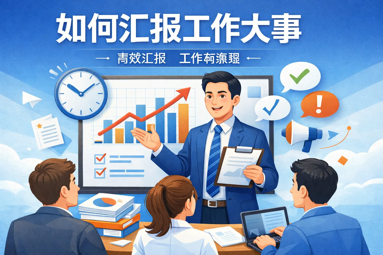 如何汇报工作大事