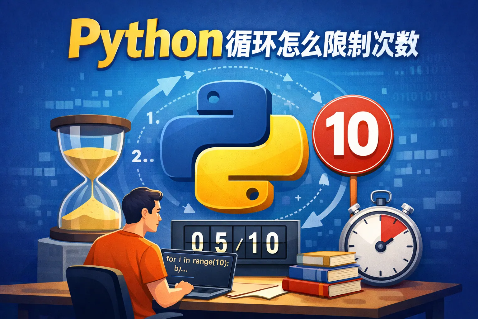 python循环怎么限制次数