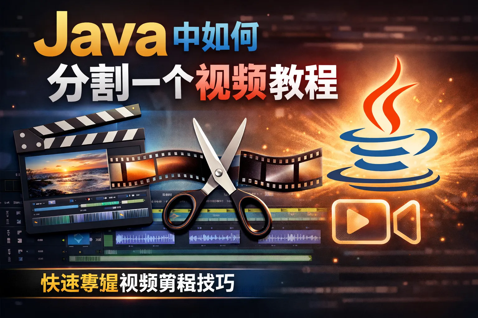 java中如何分割一个视频教程