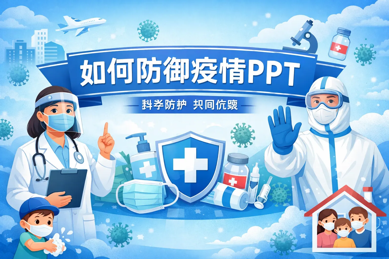如何防御疫情ppt
