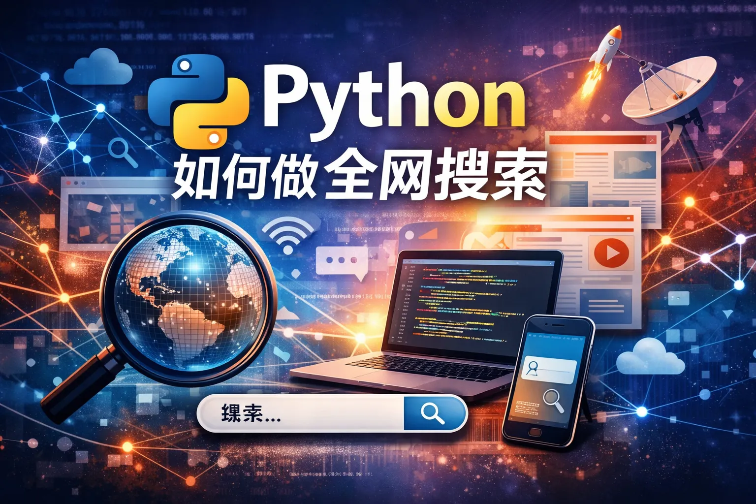 python如何做全网搜索