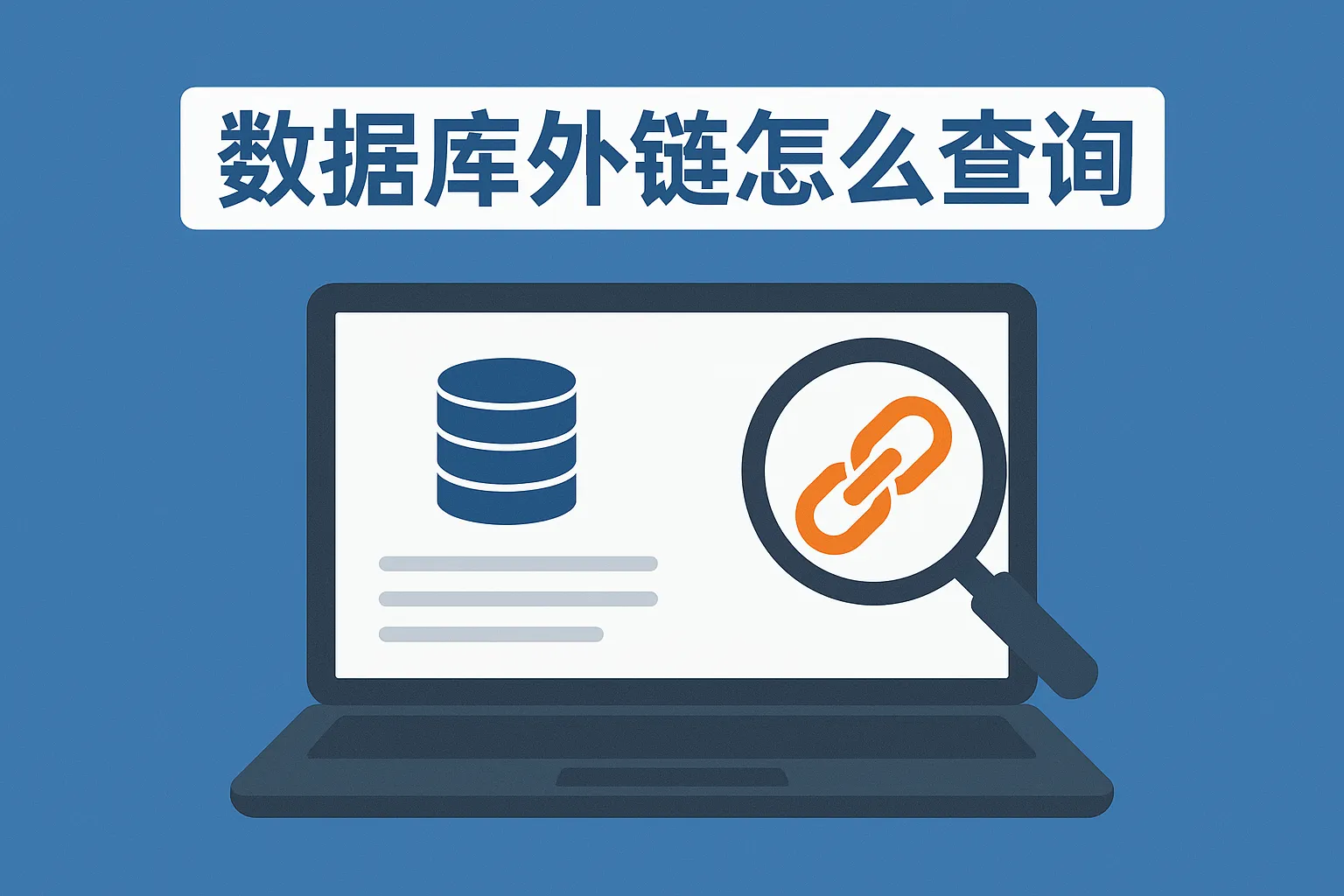 数据库外链怎么查询