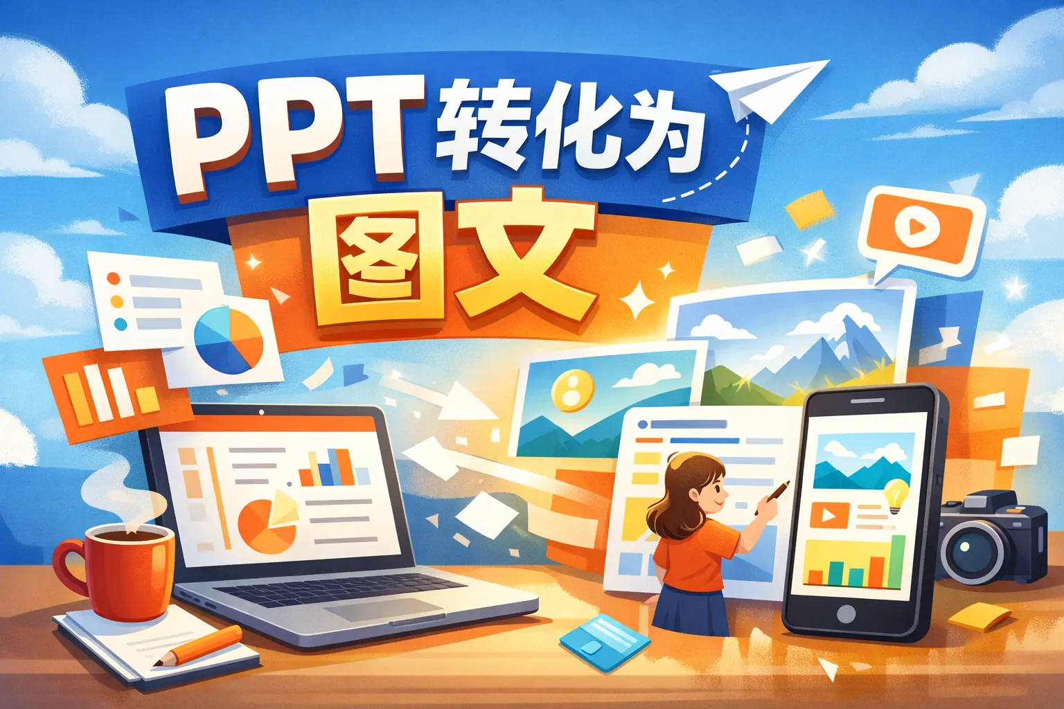 ppt如何转化为图文