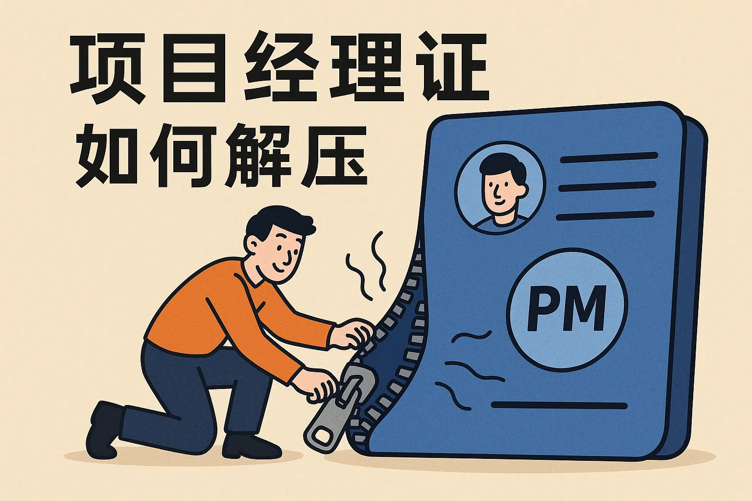 项目经理证如何解压
