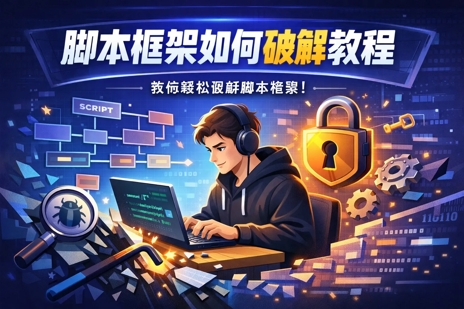 脚本框架如何破解教程