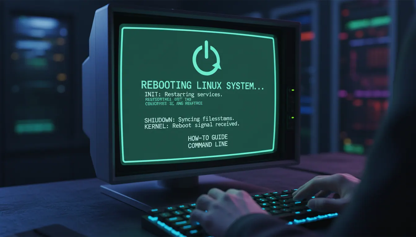 如何通过命令重启linux系统