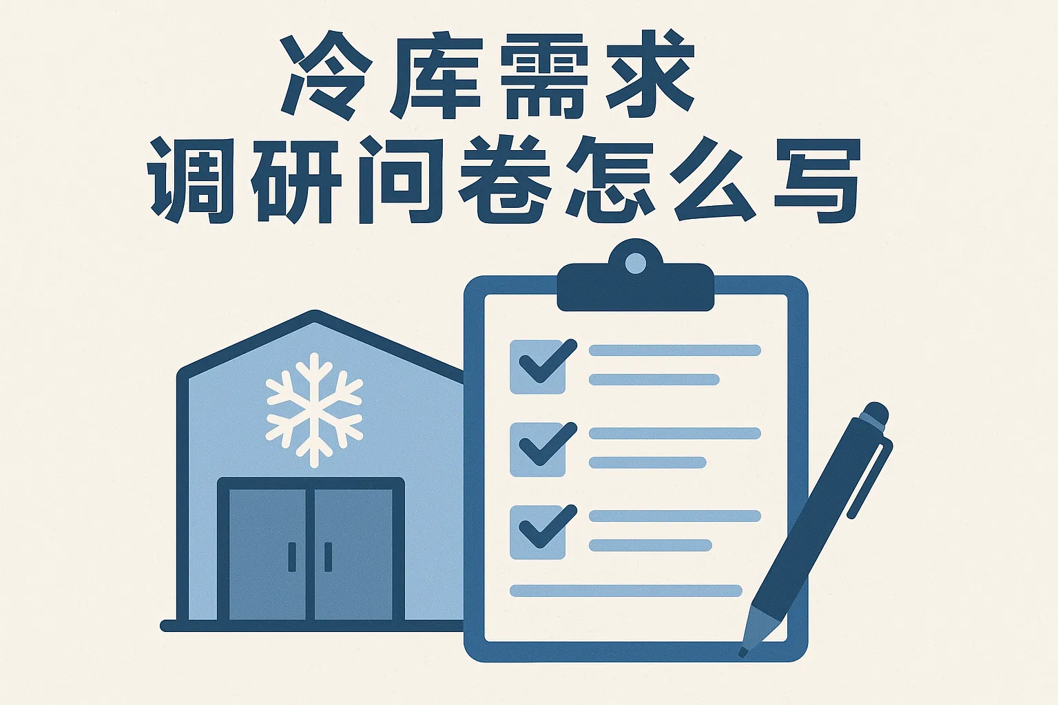 冷库需求调研问卷怎么写