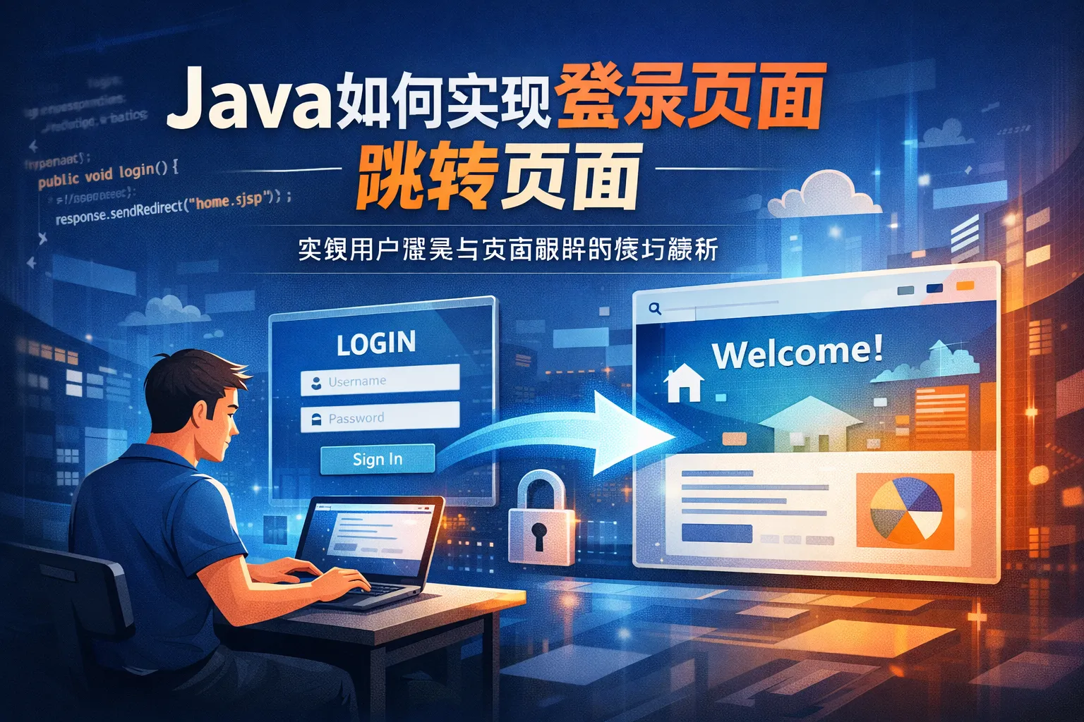 java如何实现登录页面跳转页面