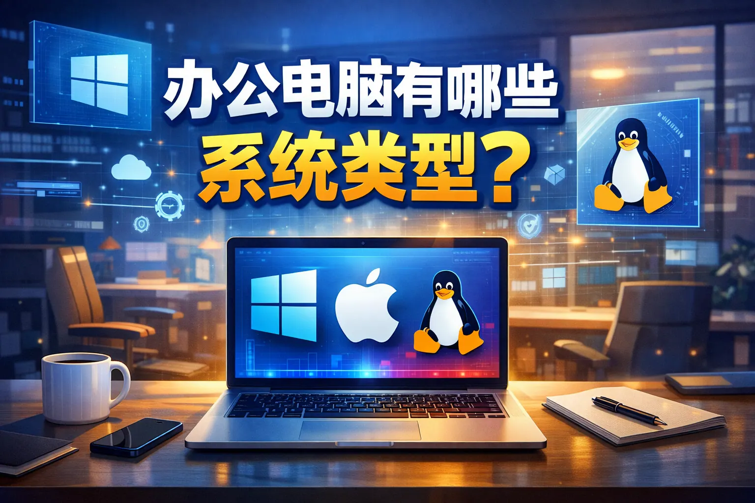 办公电脑有哪些系统类型