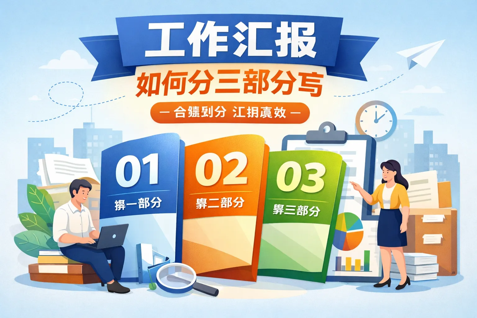 工作汇报如何分三部分写