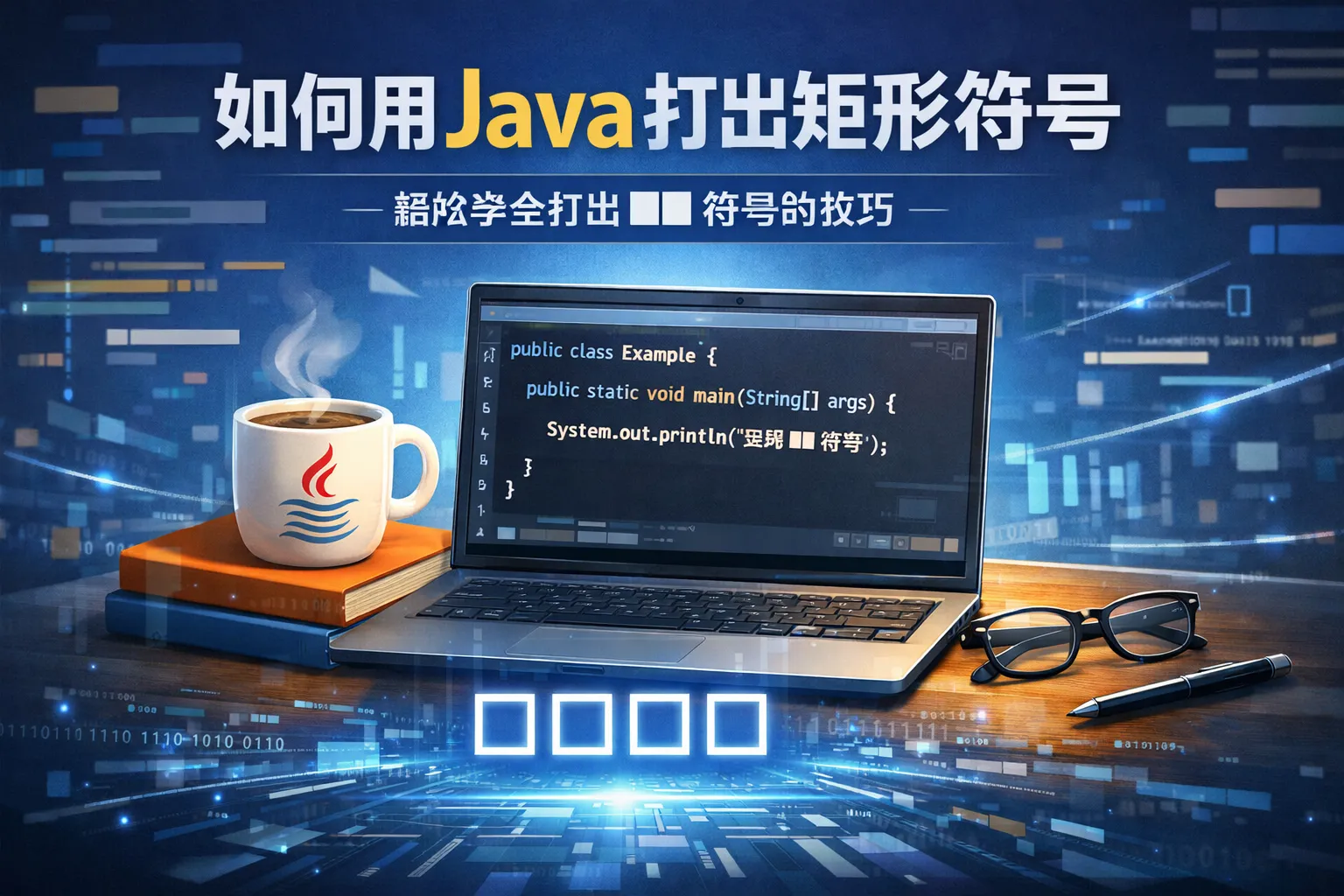 如何用java打出矩形符号