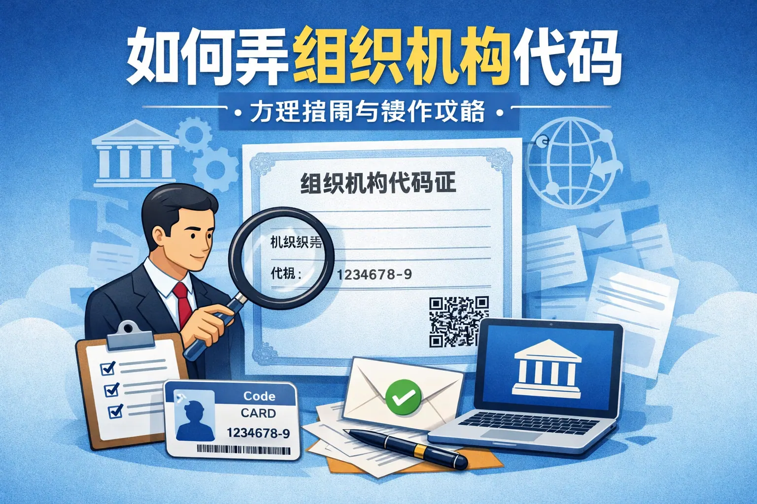 如何弄组织机构代码