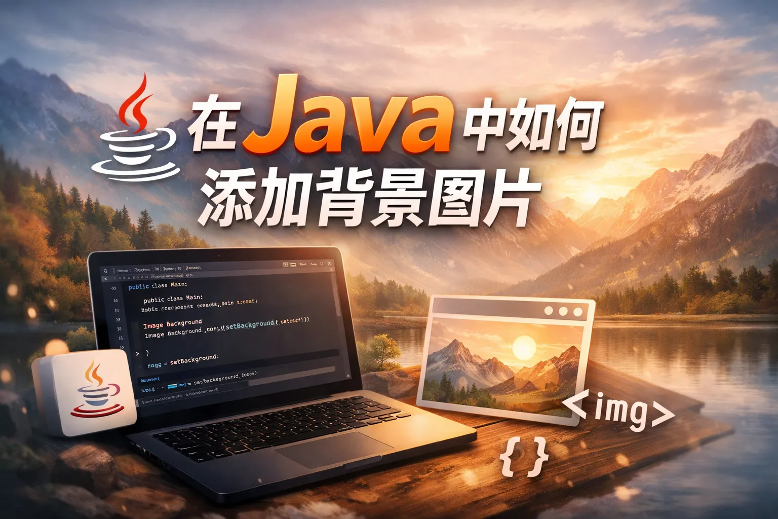 在java中如何添加背景图片