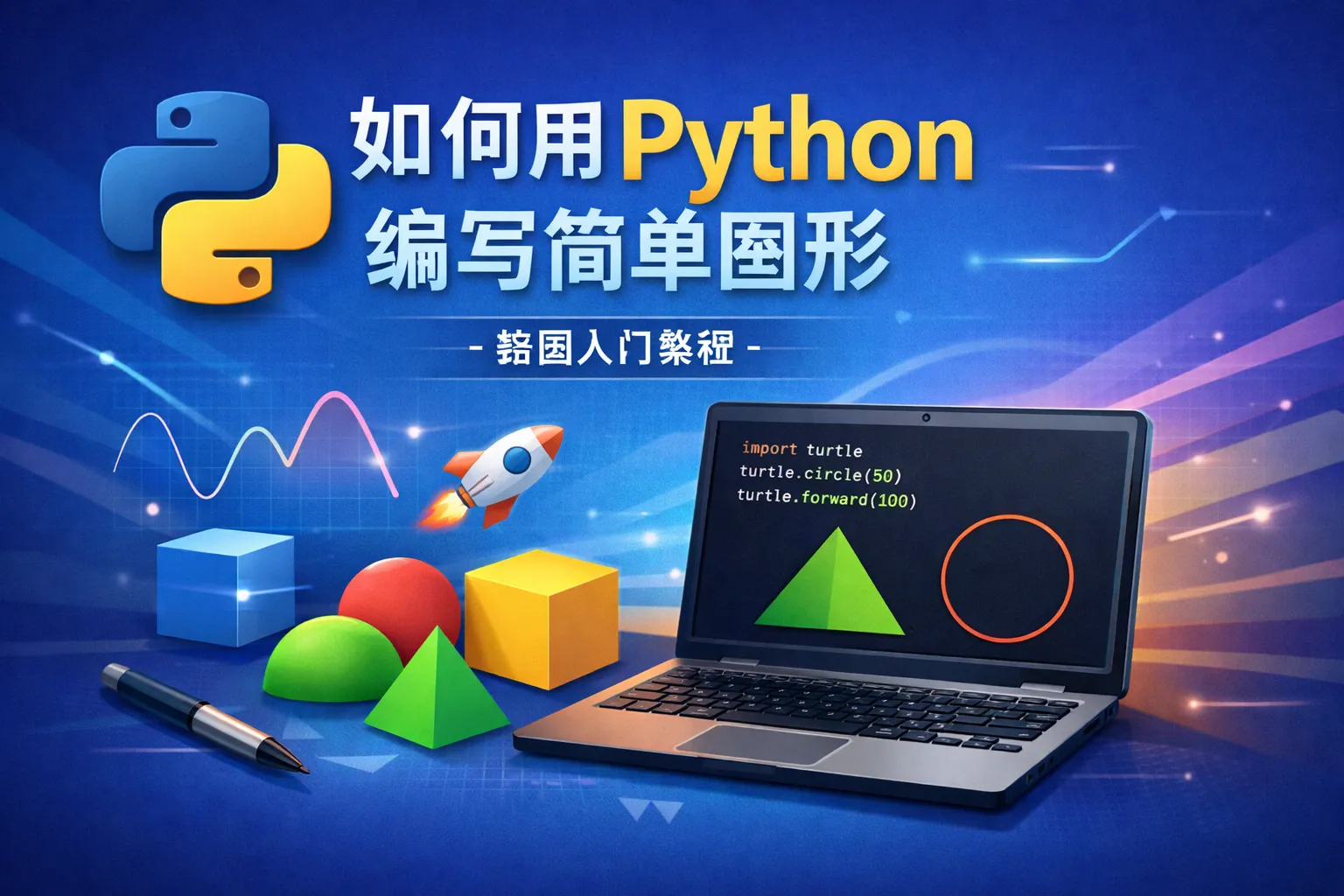 如何用python编写简单图形