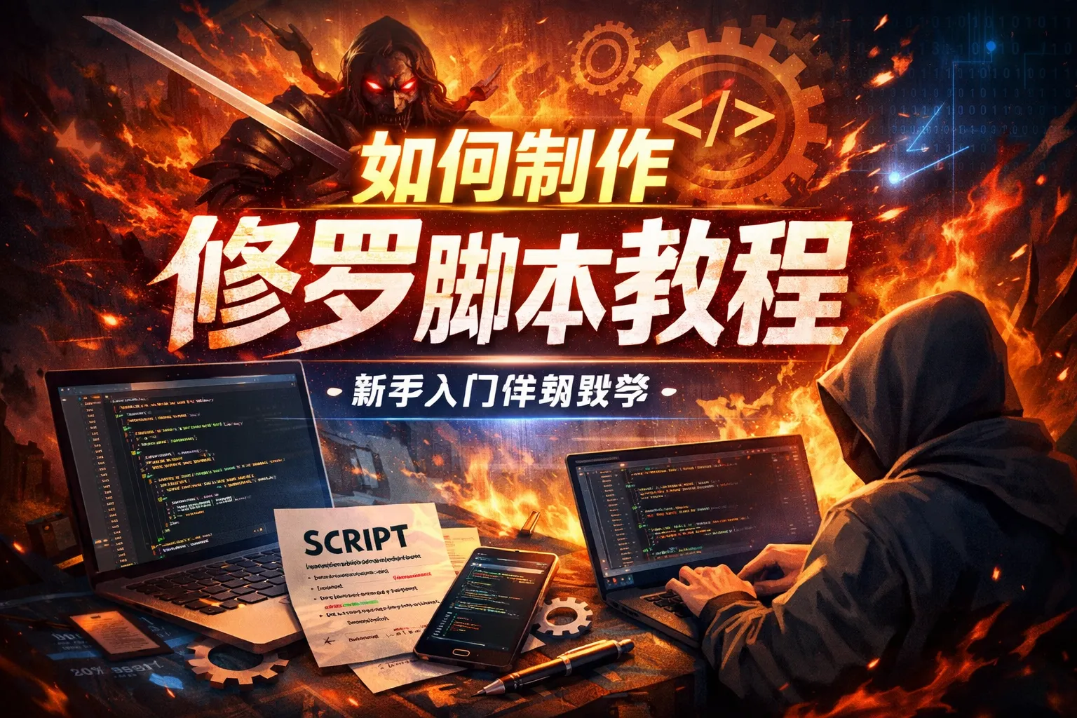 如何制作修罗脚本教程