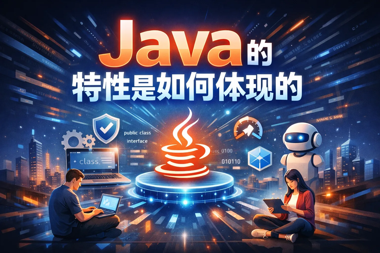 java的特性是如何体现的