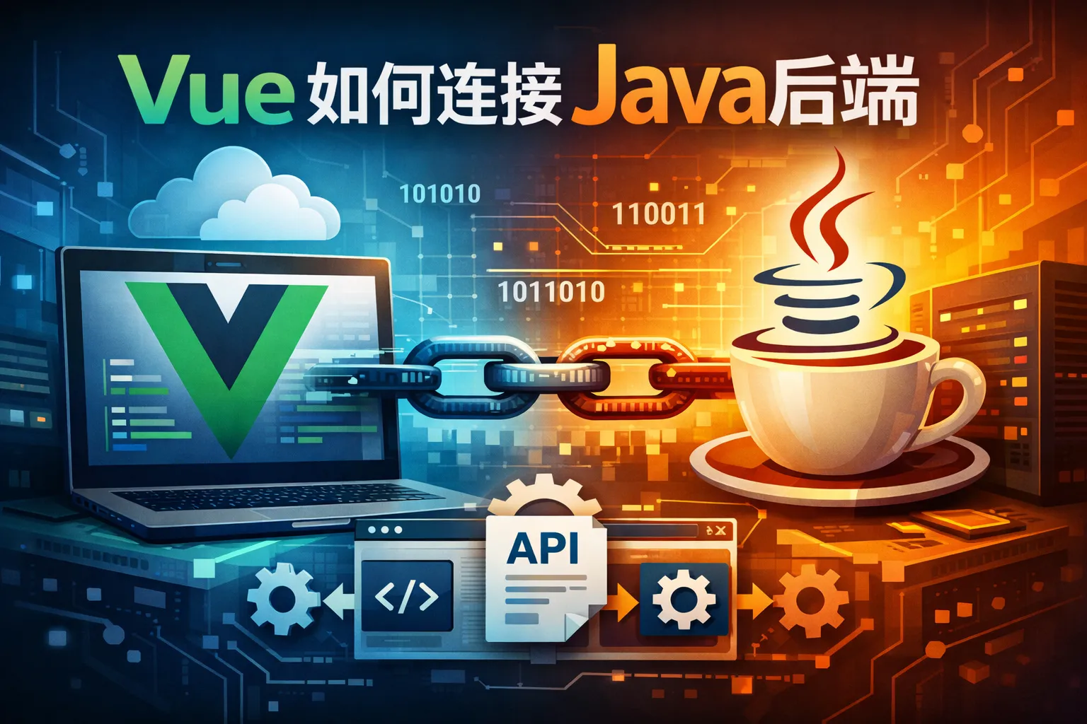 vue如何连接java后端