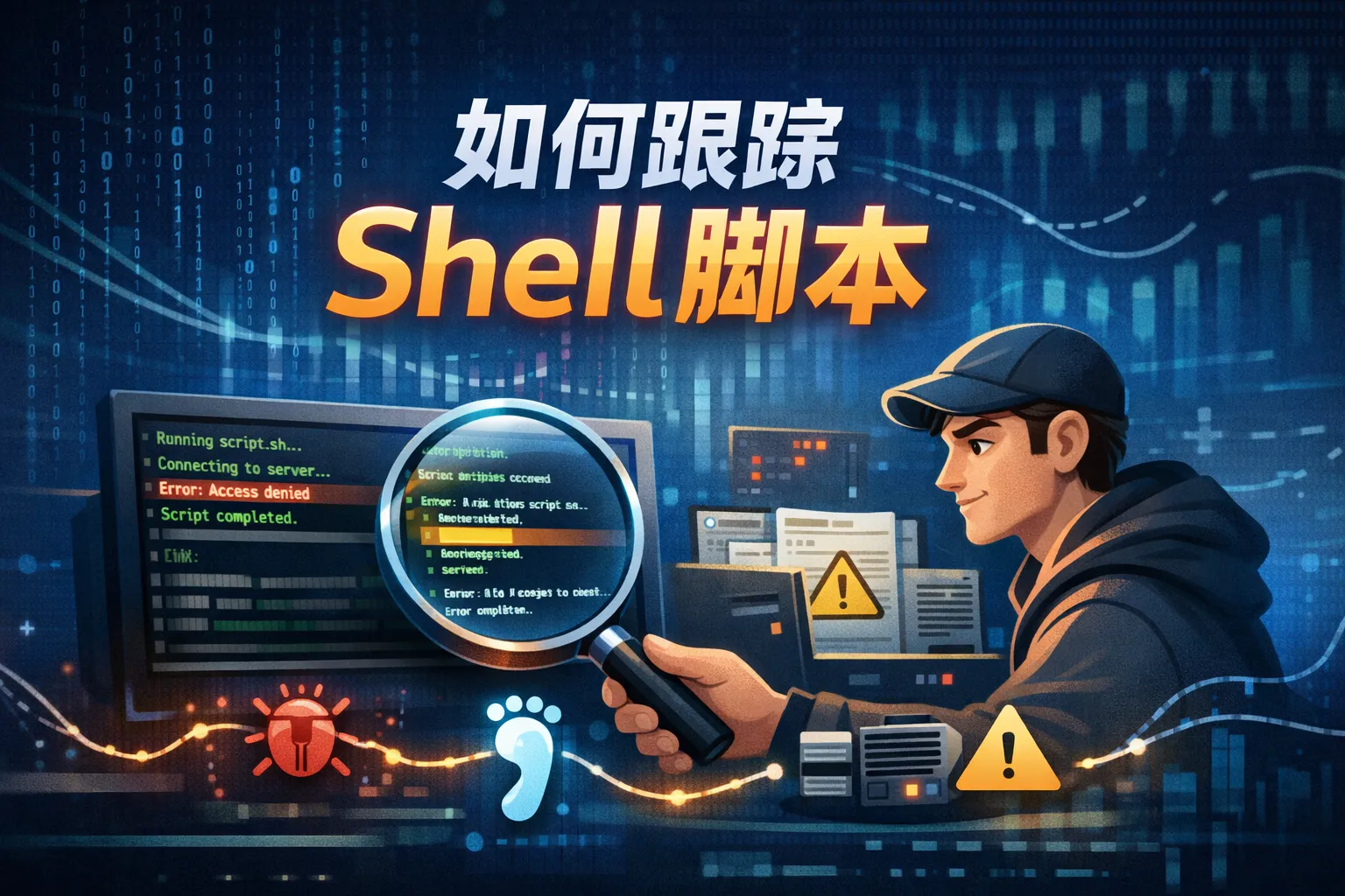 如何跟踪shell脚本